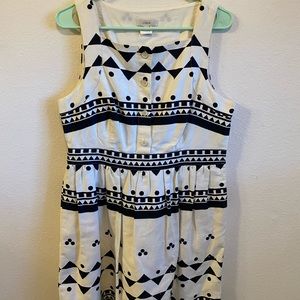 JCrew Geometric Dress